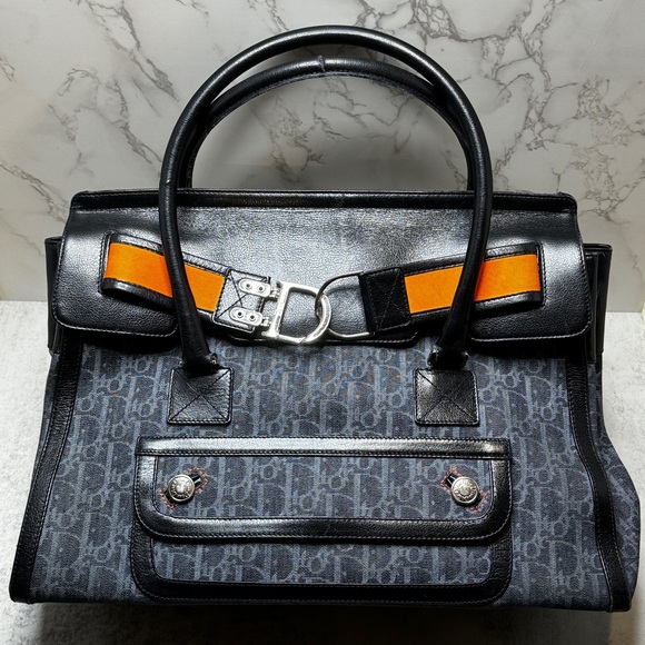 Vintage💙DIOR💙Diorissimo Flight Flap Bag - Picture 2 of 15